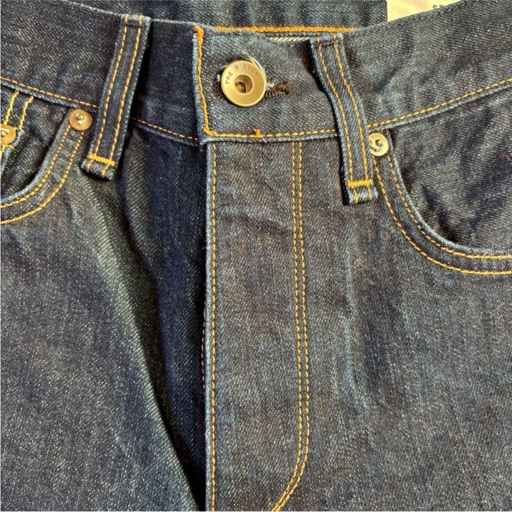 Rag & Bone Jeans Men Dark Blue Fit 2 Slim Size 30 - Picture 7 of 14